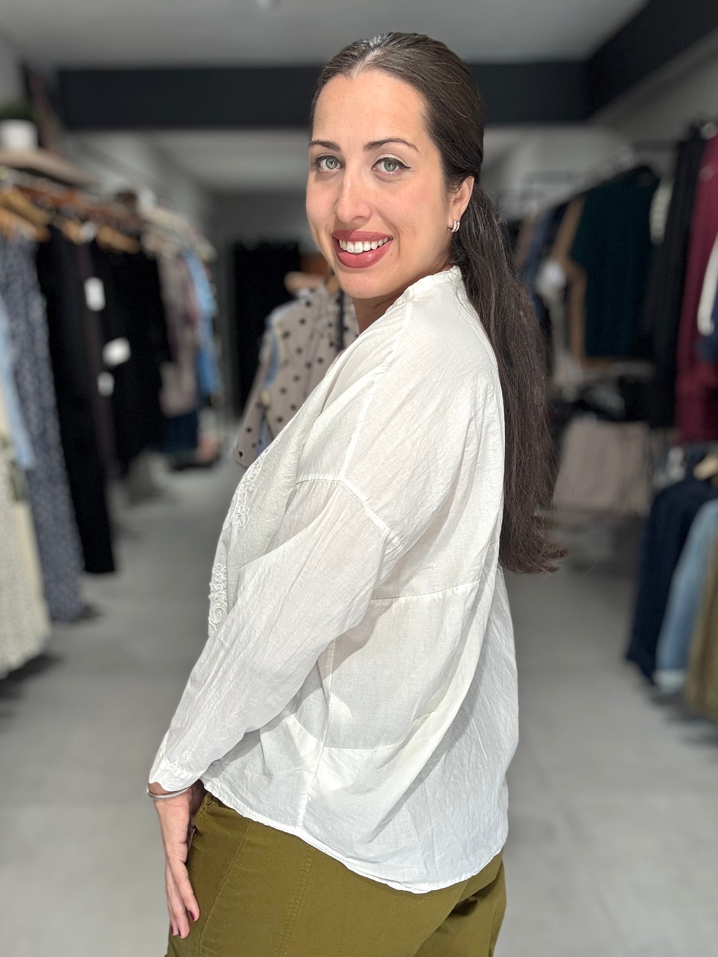 Autumn Embroidered Blouse