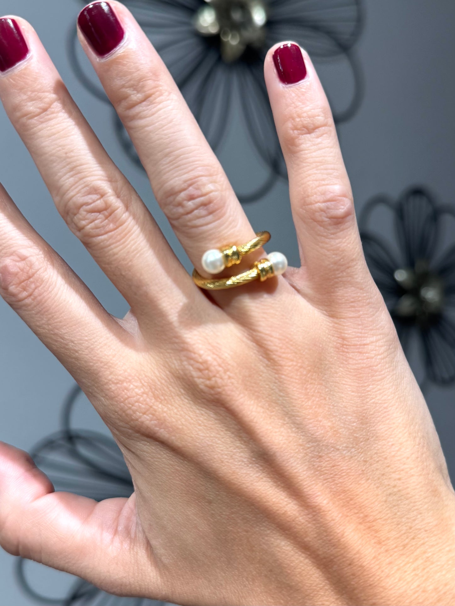 Antalya Adjustable Ring | PEARL