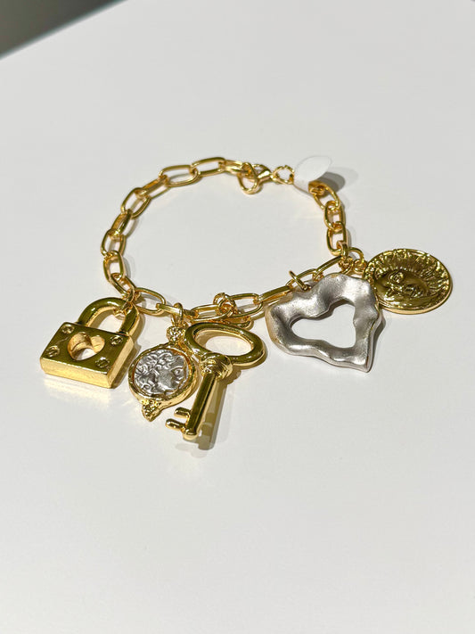 Heart Lock Bracelet