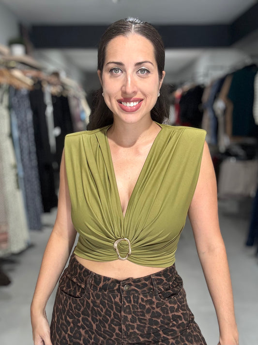 Golden Hour Crop Top | OLIVE