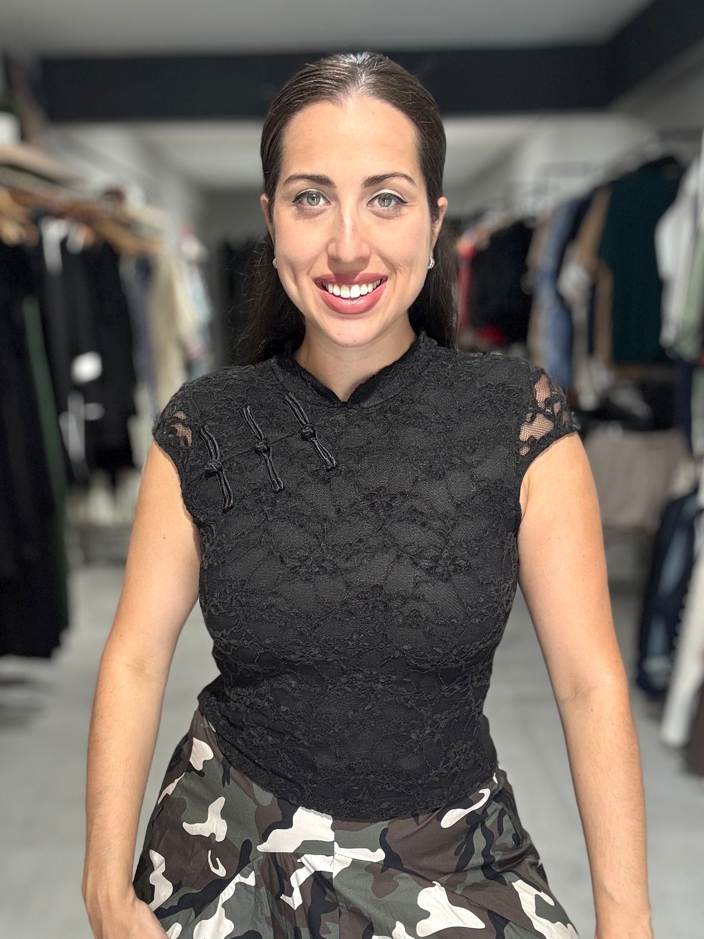 Tokyo Lace Blouse | BLACK