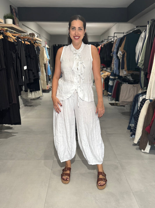 Milán Linen Set | WHITE