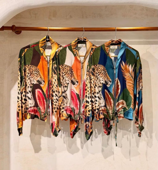 Leopard Tropics Jacket | VARIEDAD