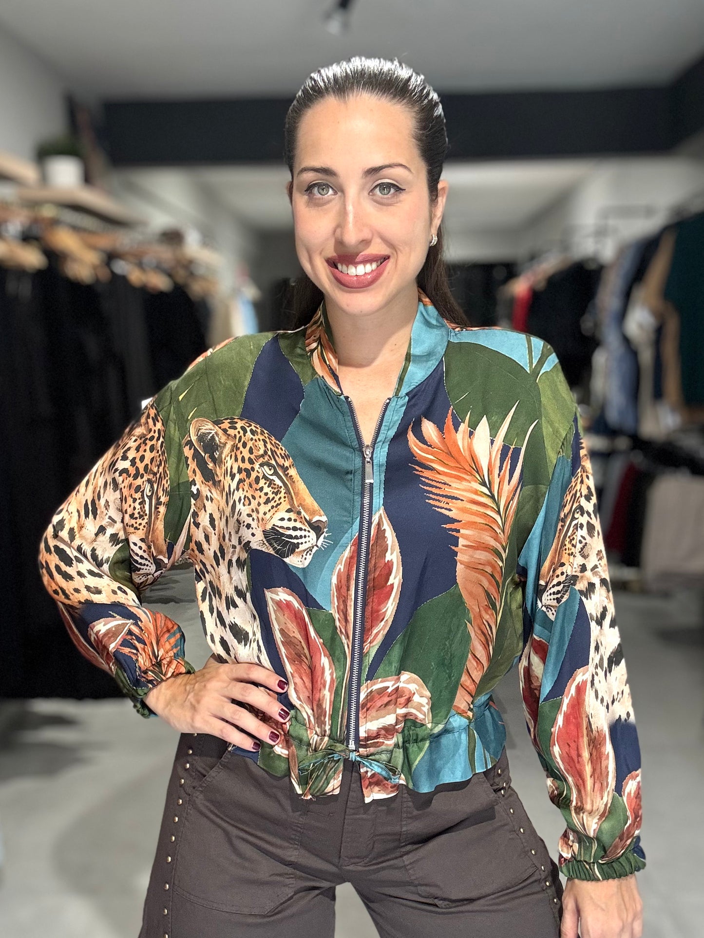 Leopard Tropics Jacket | VARIEDAD