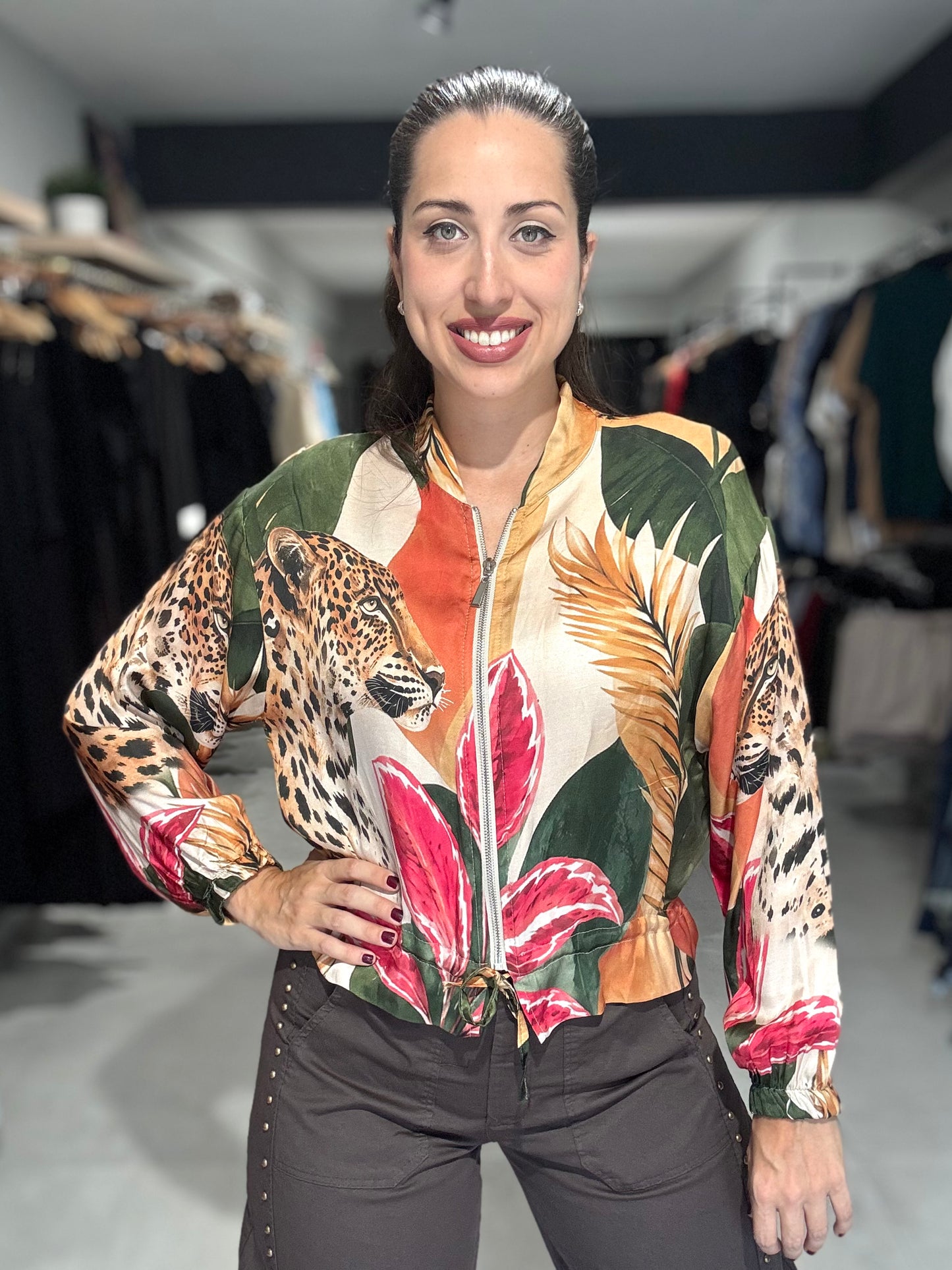 Leopard Tropics Jacket | VARIEDAD