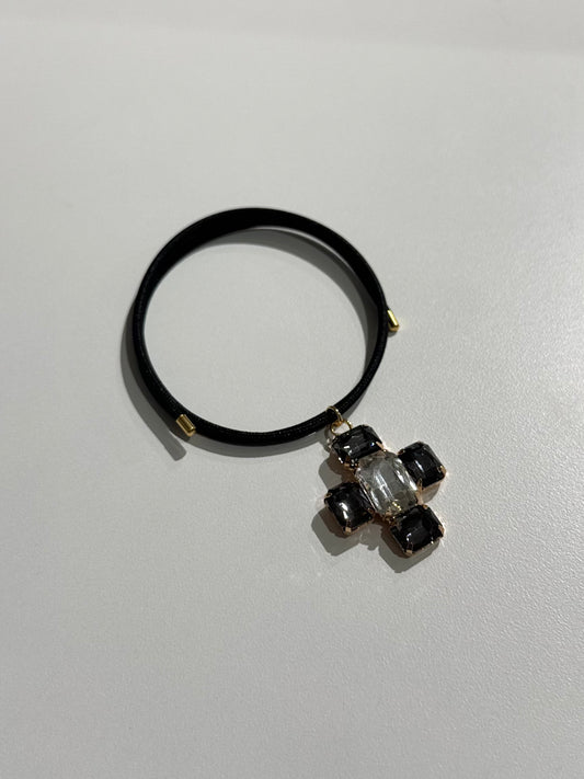 Magnetic Cord with Necklace Pendant | BLACK