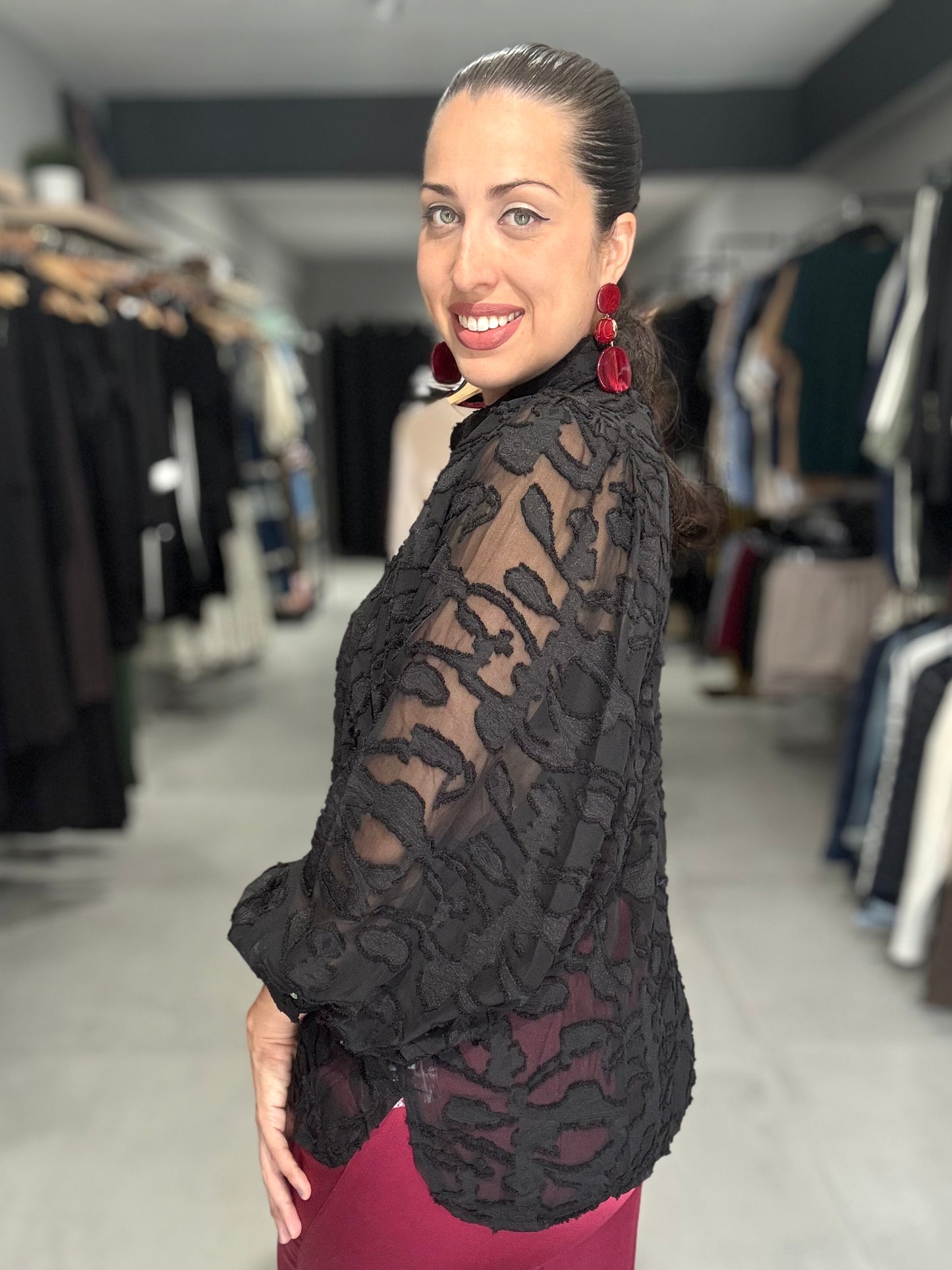 Sevilla Blouse | BLACK