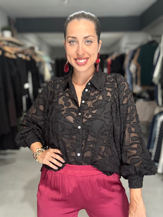 Sevilla Blouse | BLACK