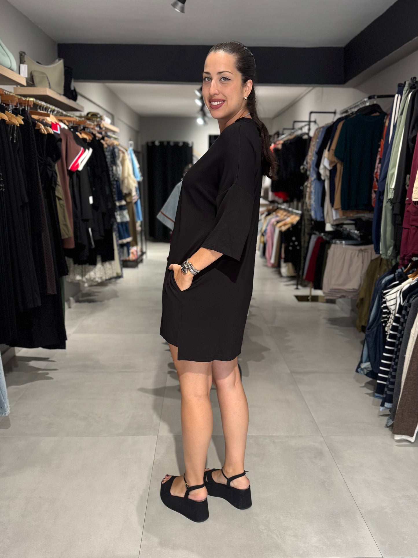 PRE ORDE | Midnight Zipper Dress
