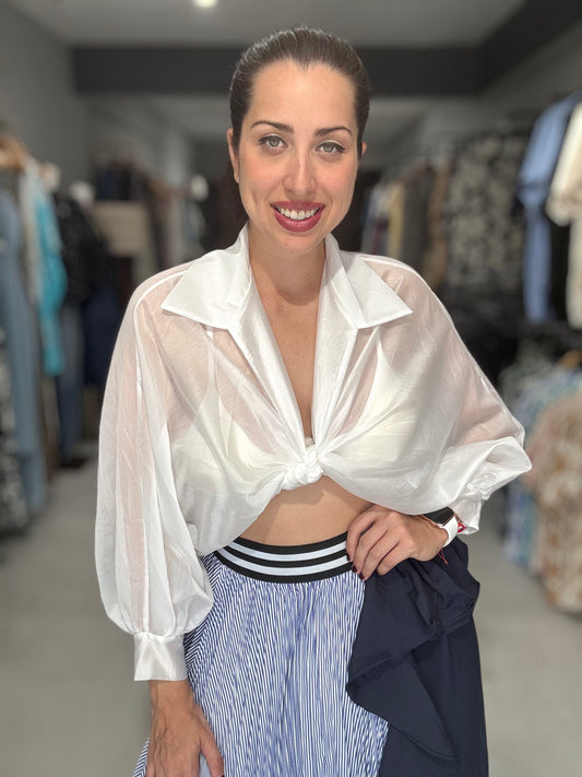 Portofino Blouse | WHITE