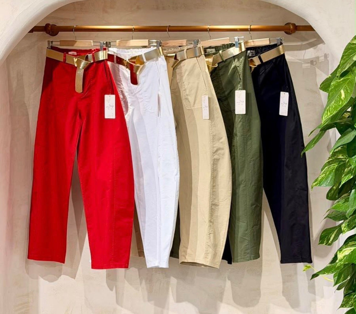 Tuscany Cotton Barrel Pant | VARIEDAD