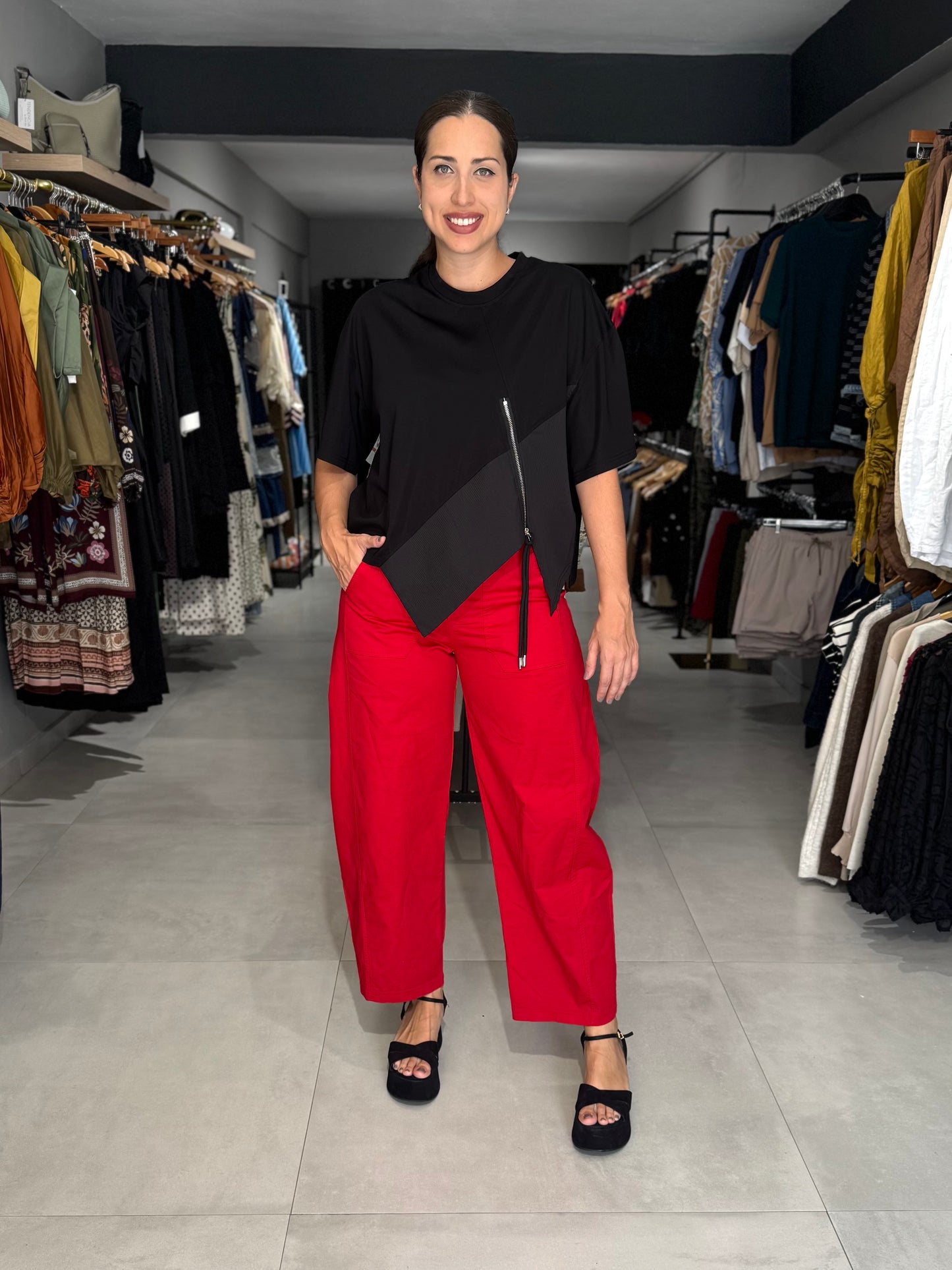Tuscany Cotton Barrel Pant | VARIEDAD