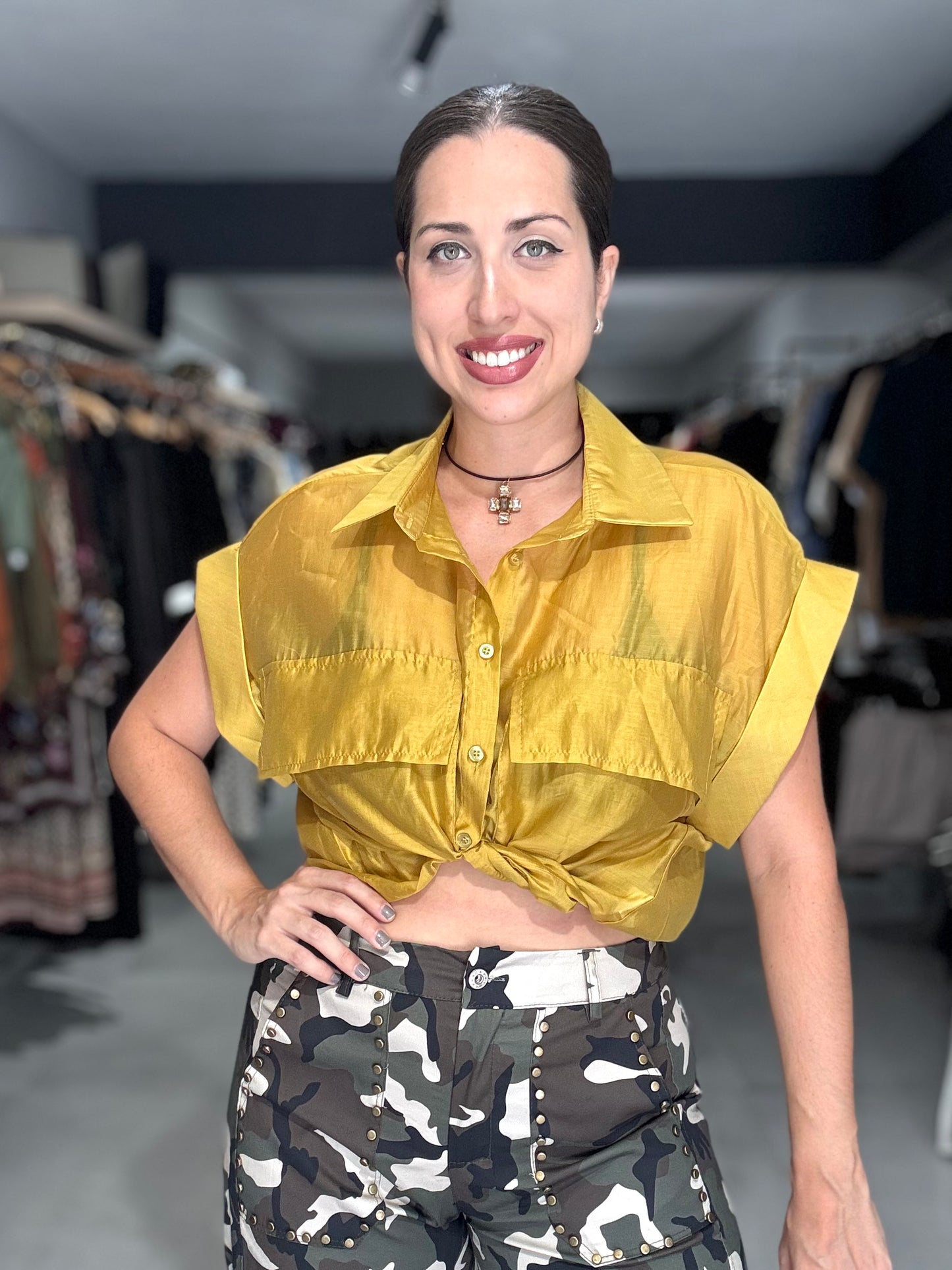 Palermo Blouse | MUSTARD