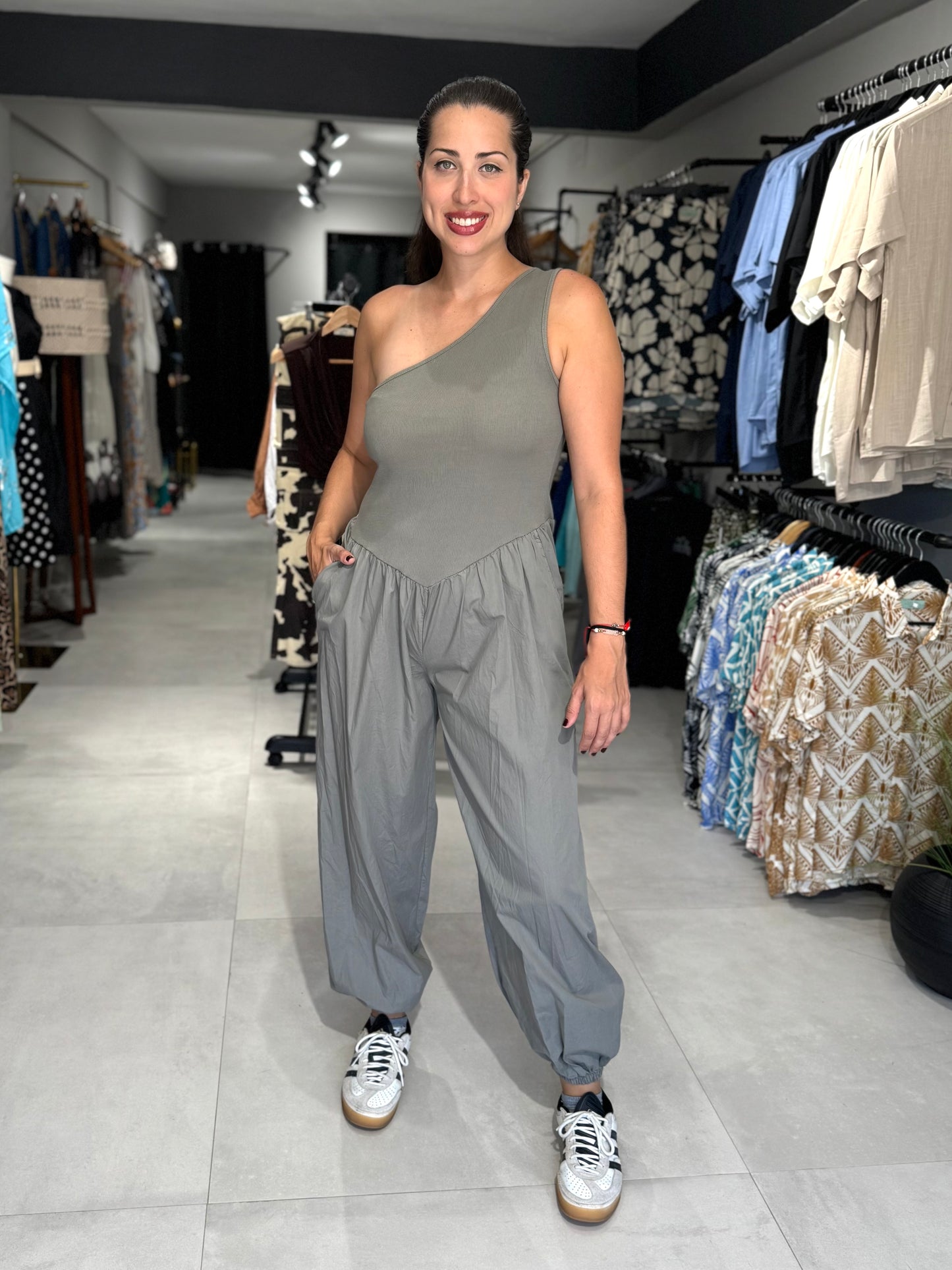 Palermo Jumpsuit | GRAY