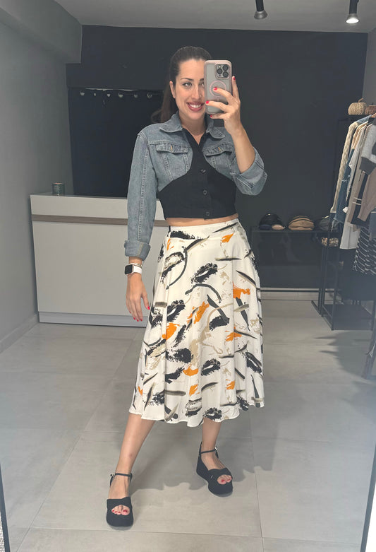 Fall Splash Skirt