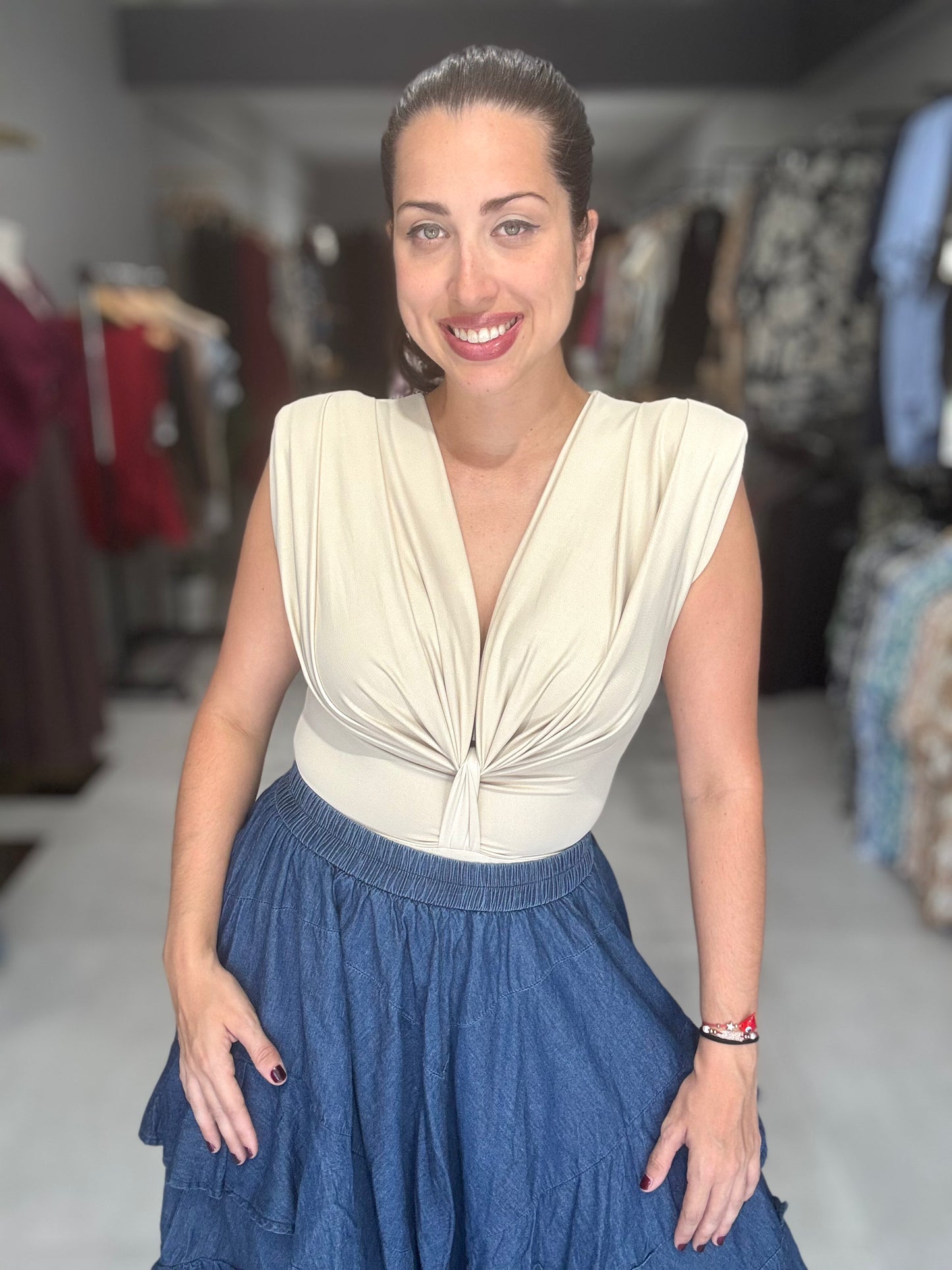 Siena Bodysuit | LIGHT NUDE