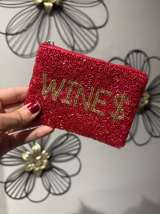 WINE $ Coin Purse