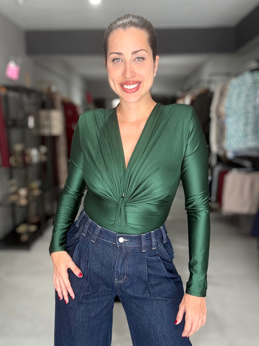 Selena Bodysuit | HUNTER GREEN