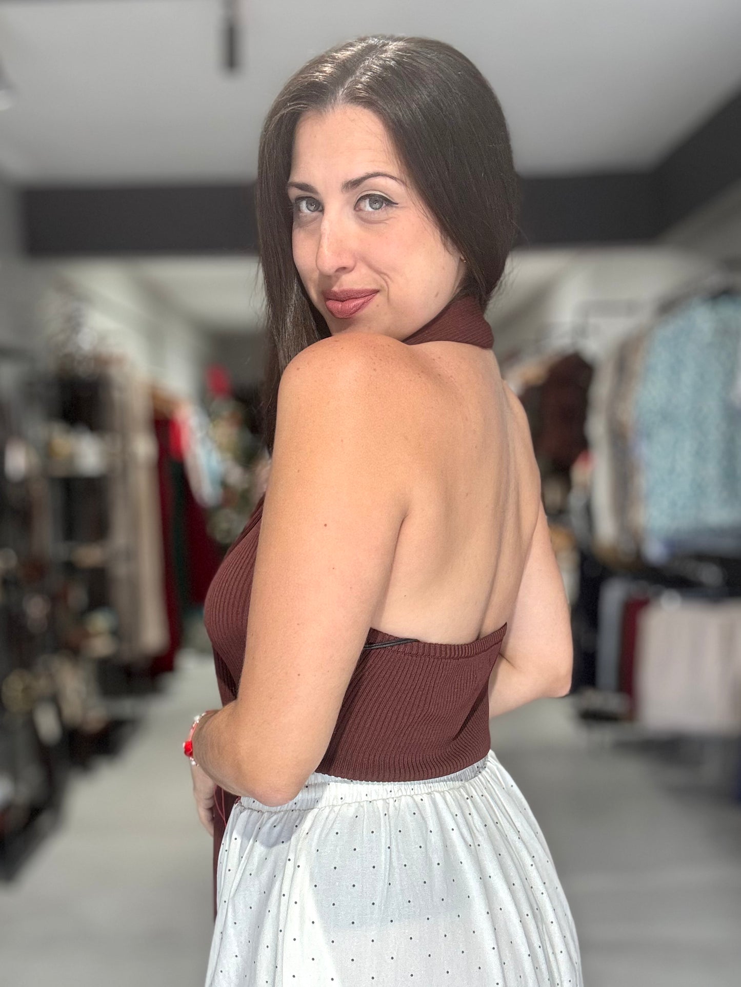 Bella Blouse | CHOCOLATE