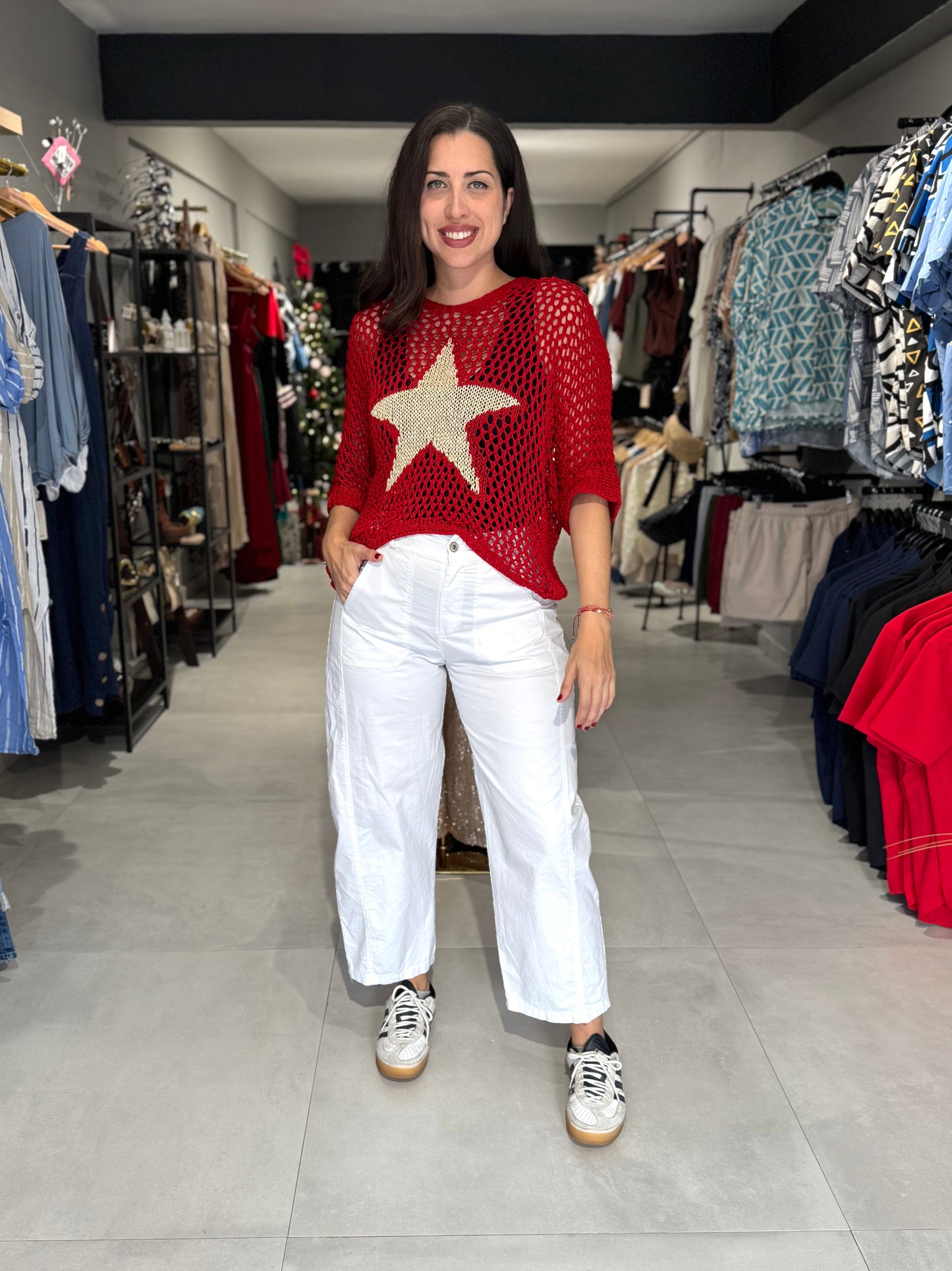 PRE ORDER | Tuscany Barrel Pant | WHITE