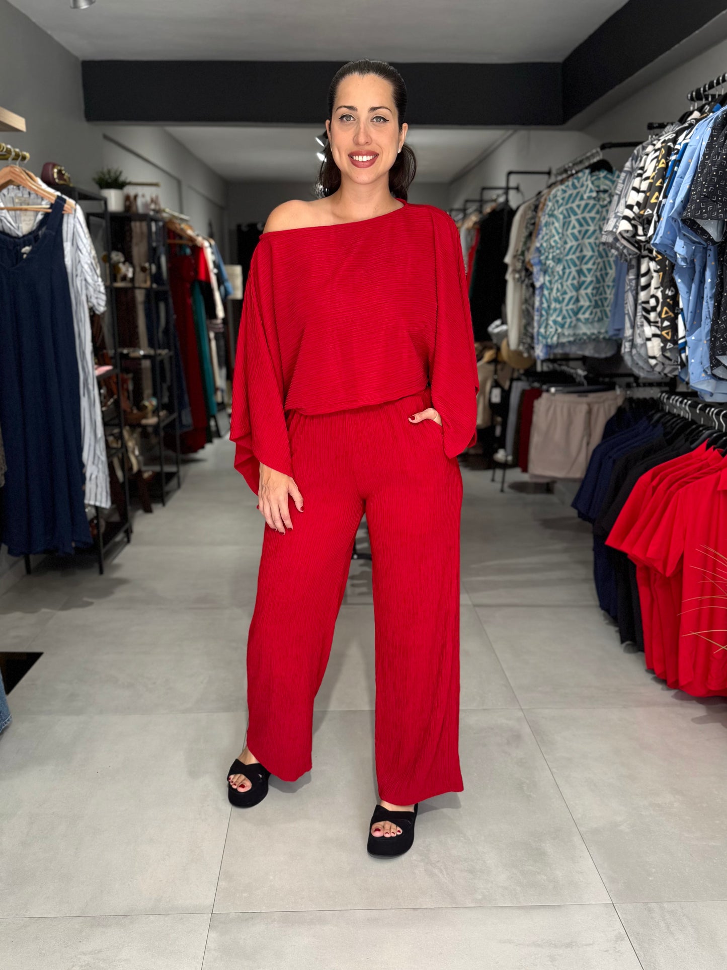 Vero Two Piece Set | CRANBERRY