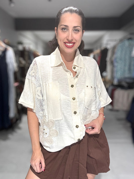 Florence Tunic Blouse | WHITE