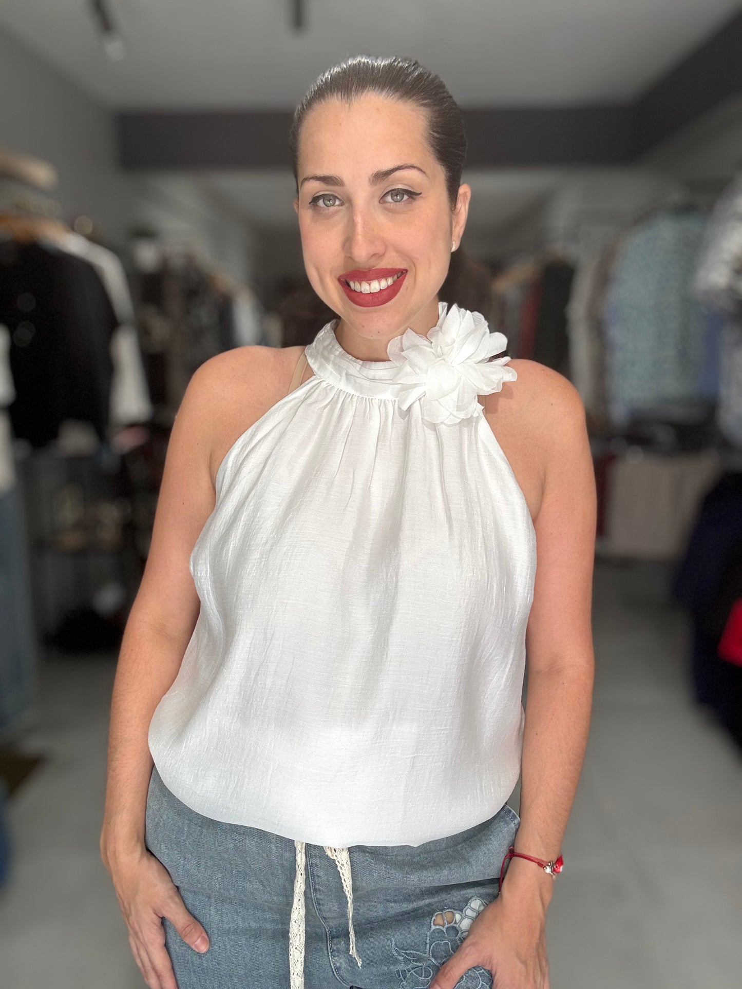 Floral Accent Blouse