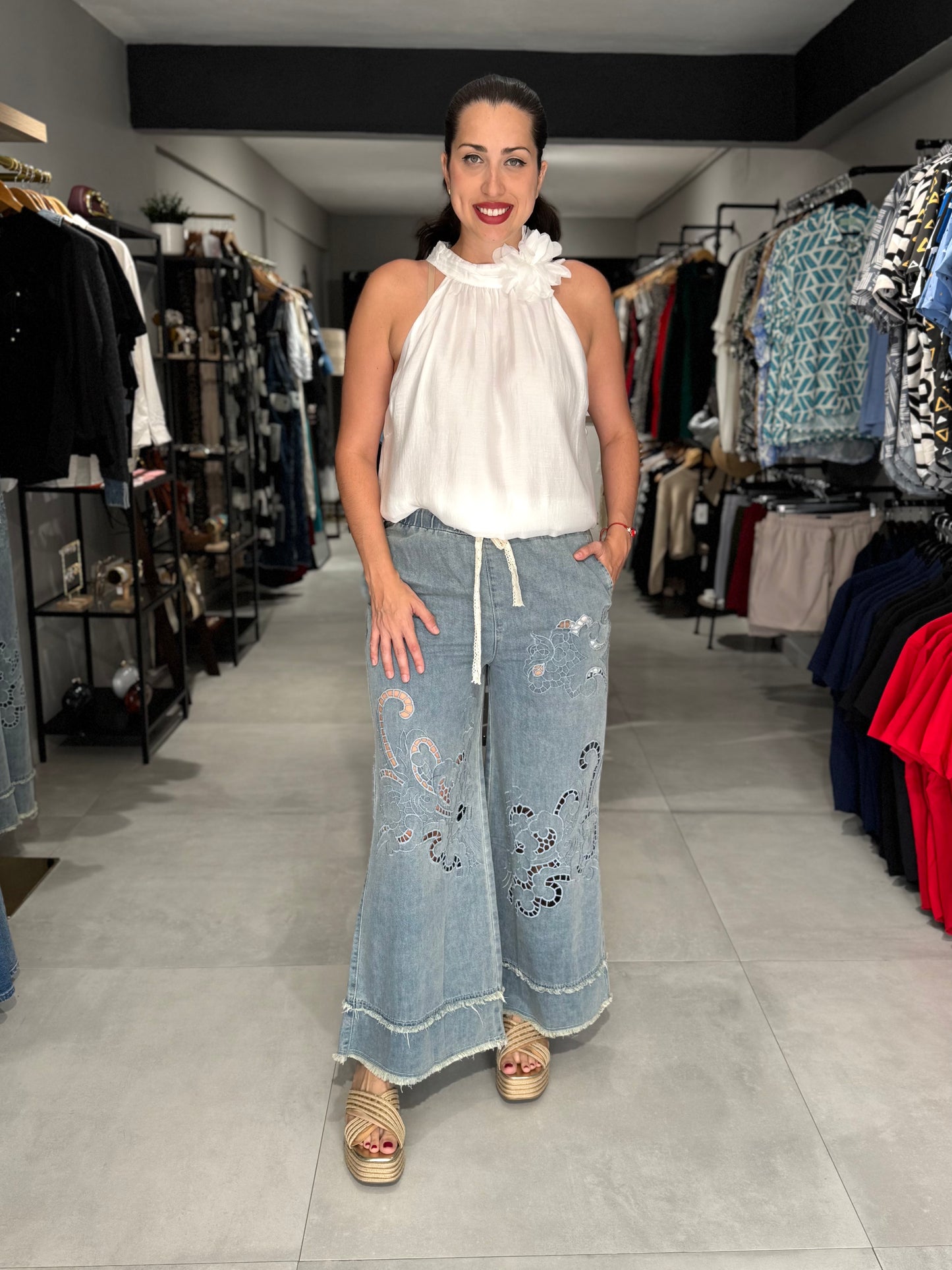 Versailles Denim Pant