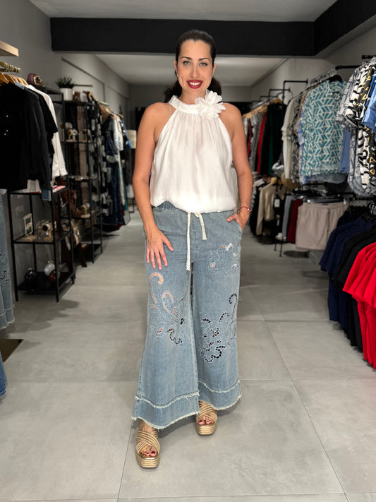 Versailles Denim Pant