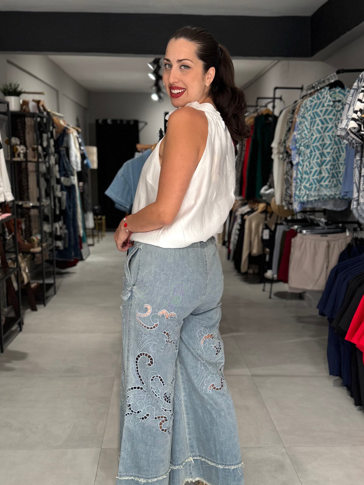 Versailles Denim Pant