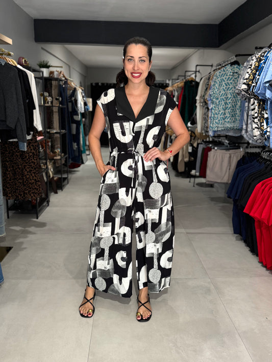 Abstract Jumpsuit