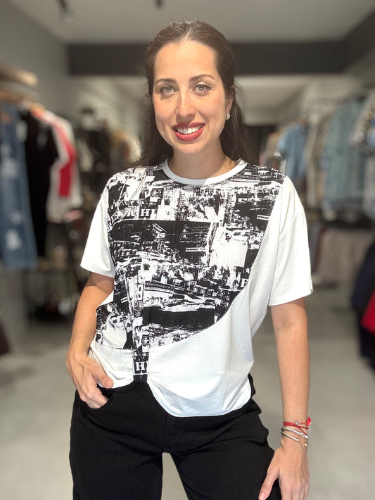 PRE ORDER | City Print Tee | WHITE