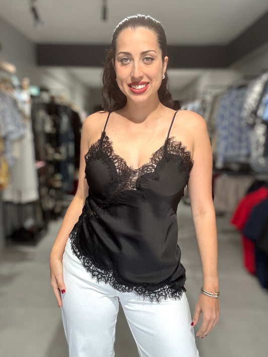 PRE ORDER | Victoria Lace Trim Blouse