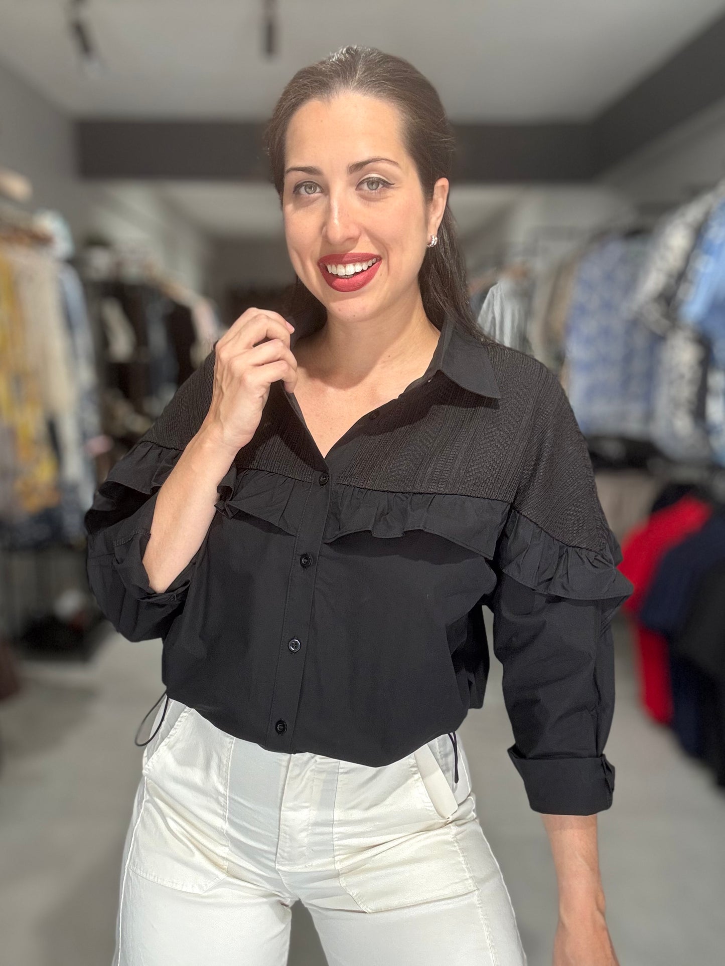 Praga Ruffle Blouse