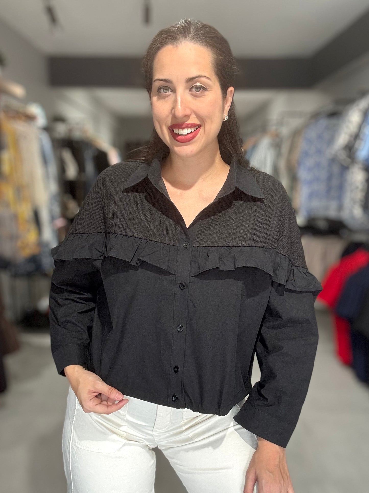 Praga Ruffle Blouse
