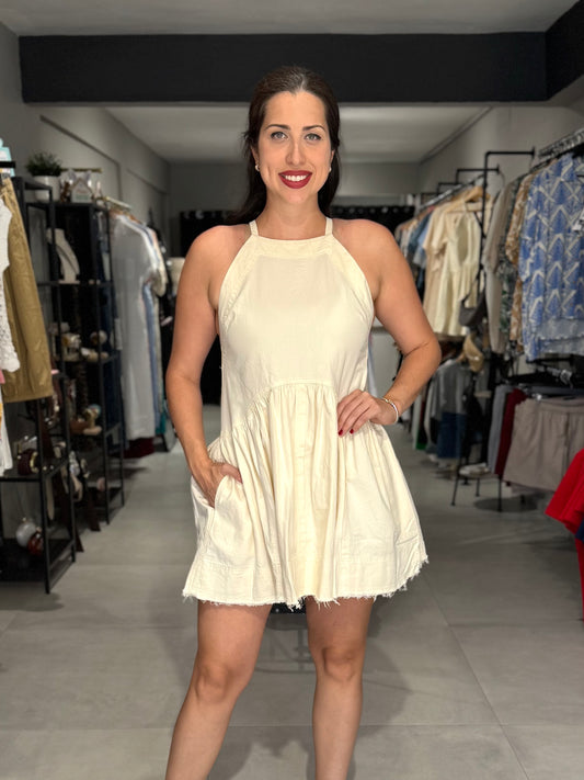 Isleña Denim Dress