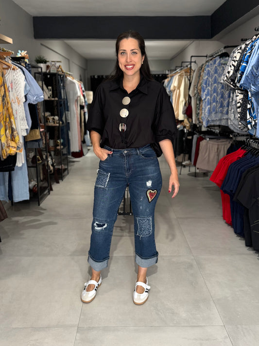 PRE ORDER | Embellished Patch Jean