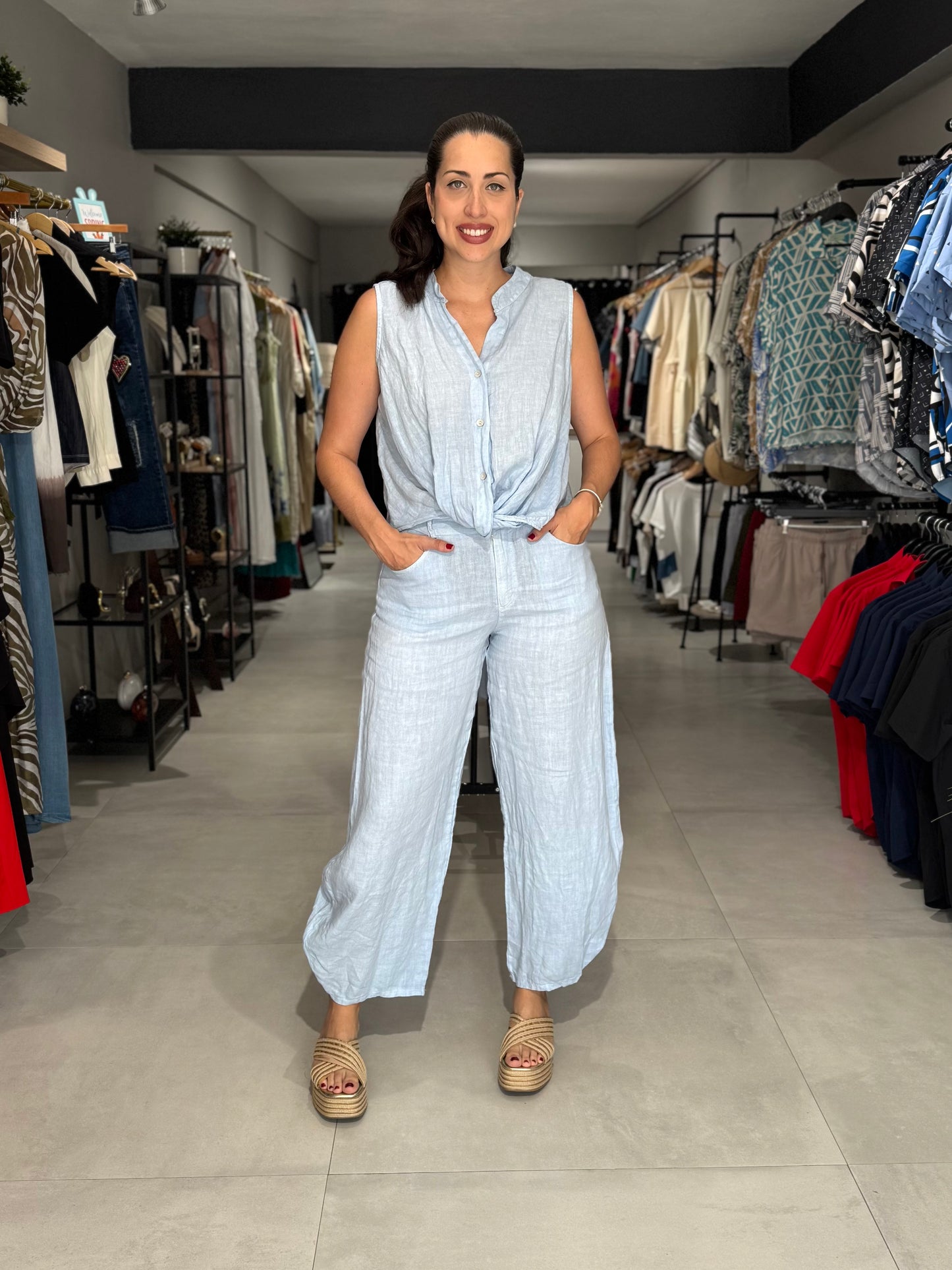 Balloon Linen Pant | VARIEDAD DE COLORES