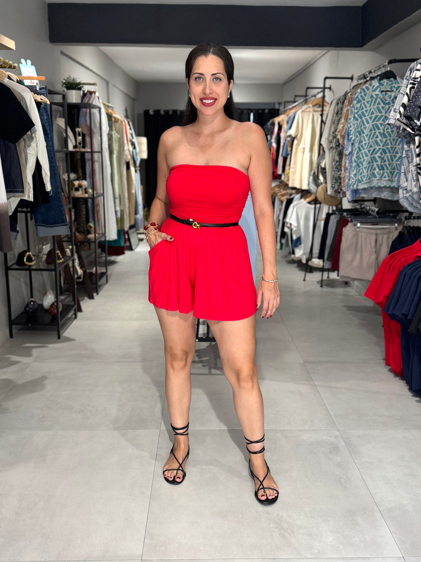 Summer Strapless Romper | RUBY