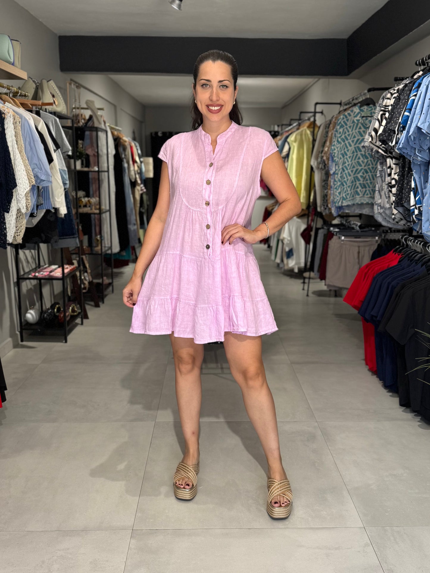 Linen Everyday Dress | LAVANDA