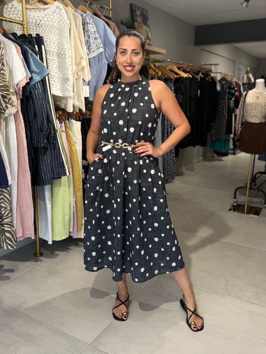 Summer Dots Midi Dress