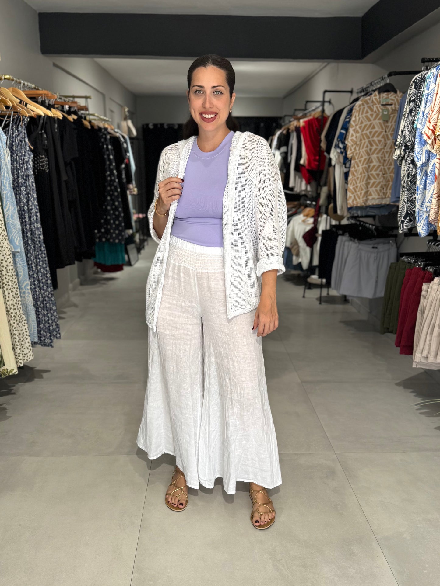 Summer Linen Pant | WHITE