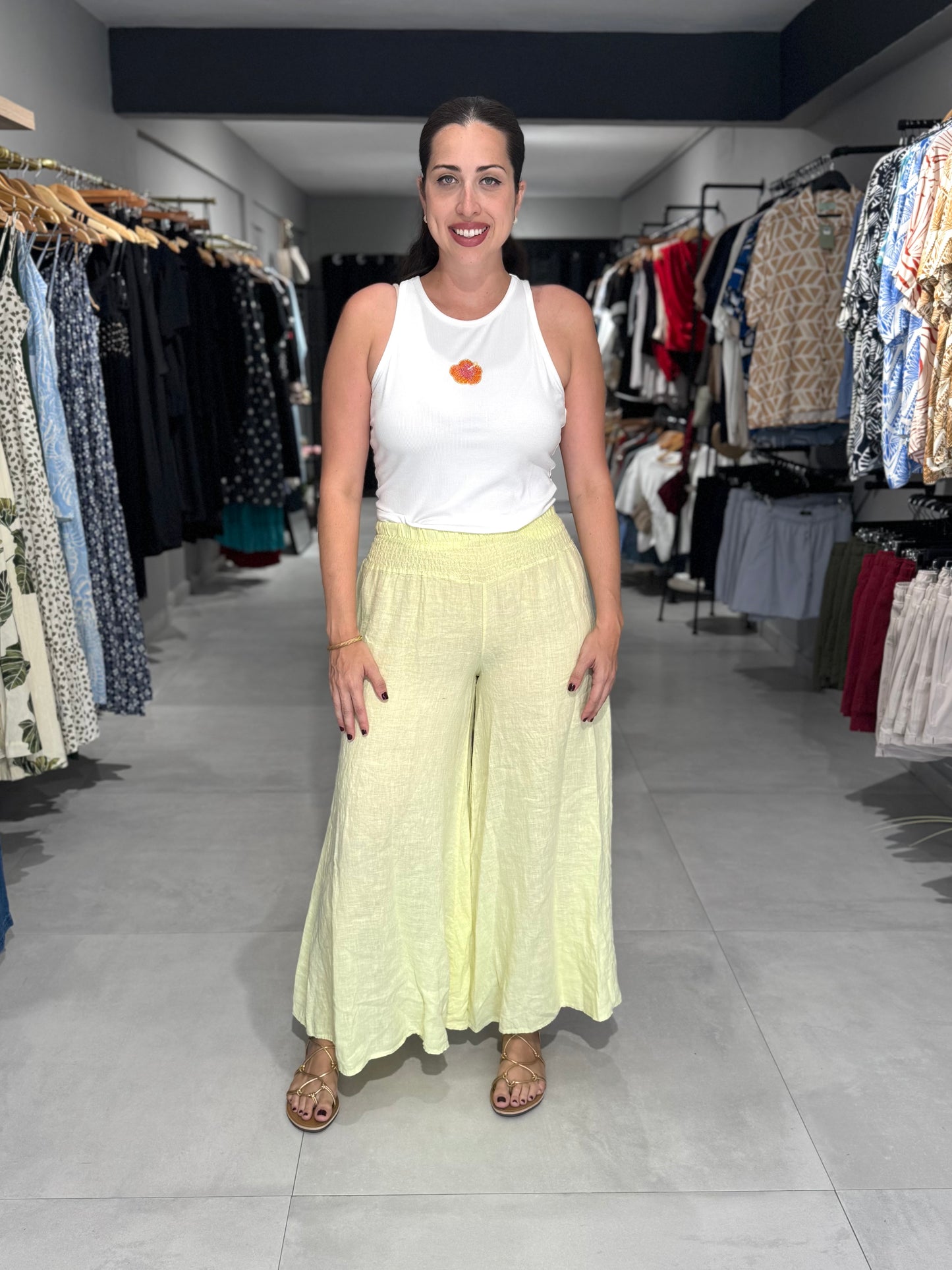 Summer Linen Pant | NEON