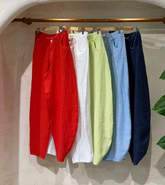 Balloon Linen Pant | VARIEDAD DE COLORES