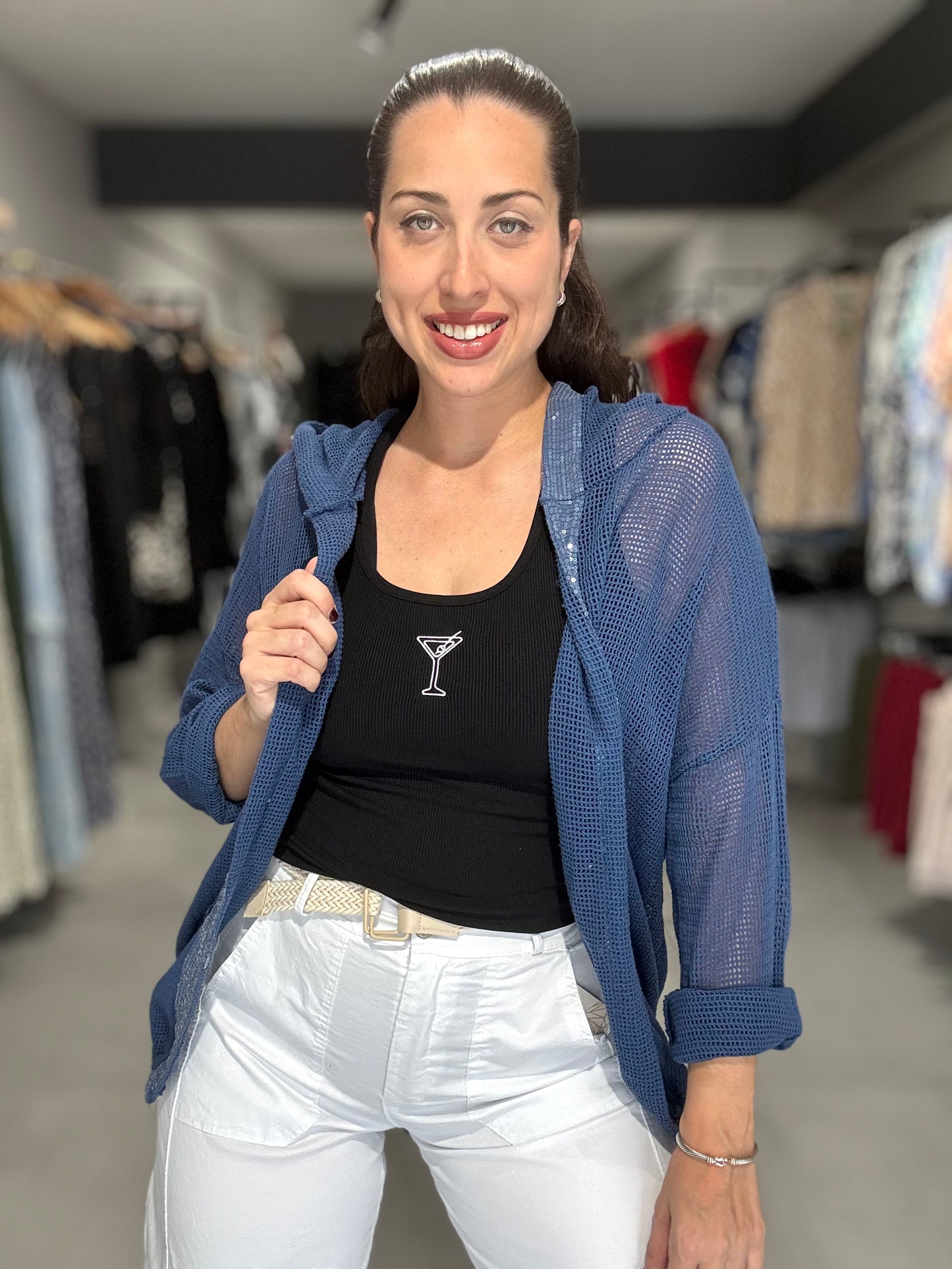 Summer Star Jacket | NAVY BLUE