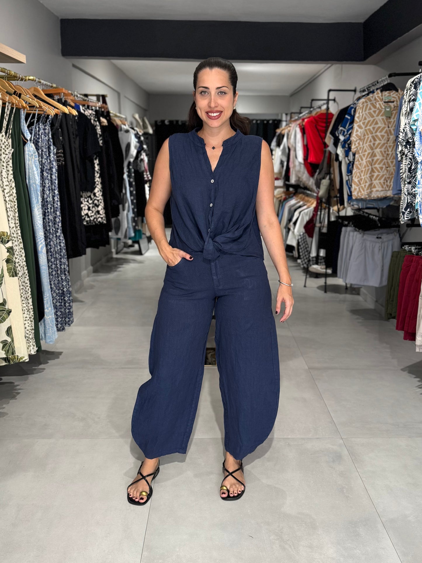 Balloon Linen Pant | VARIEDAD DE COLORES