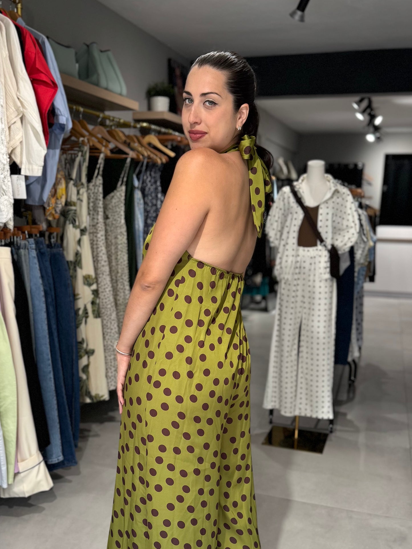 Polka Jumpsuit | OLIVE