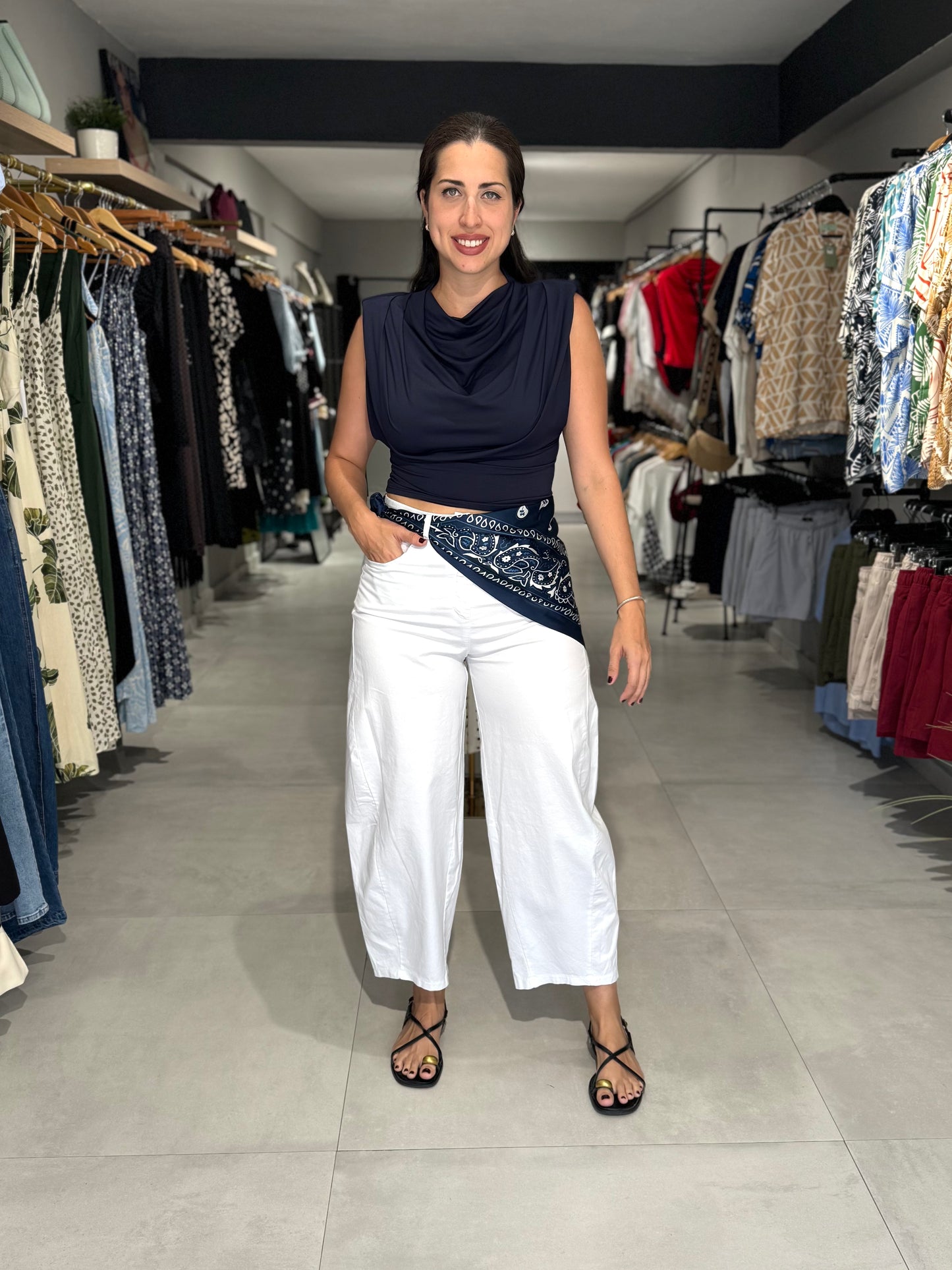 Barrel Pant with Bandana | VARIEDAD