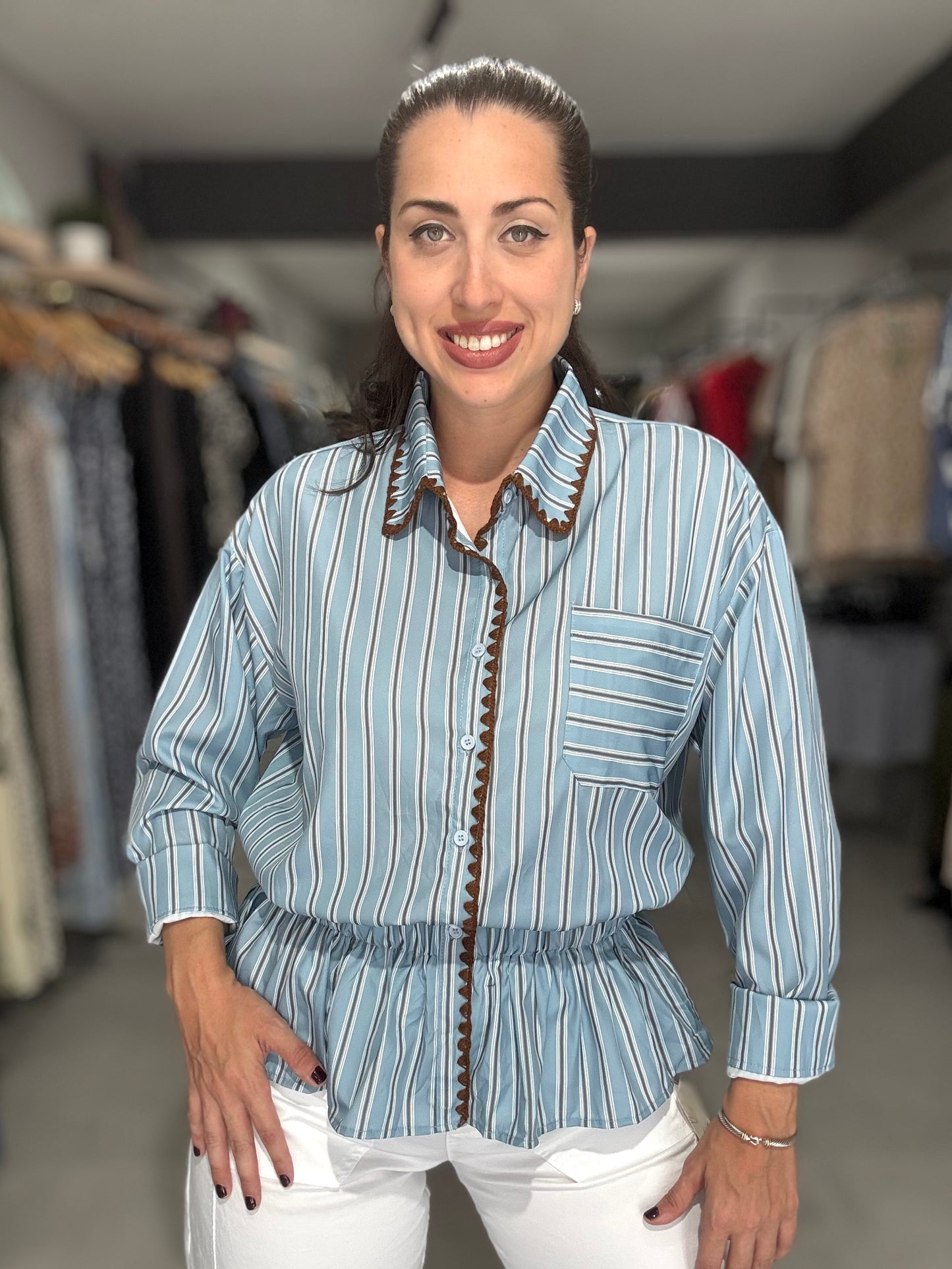Kelly Stripes Blouse