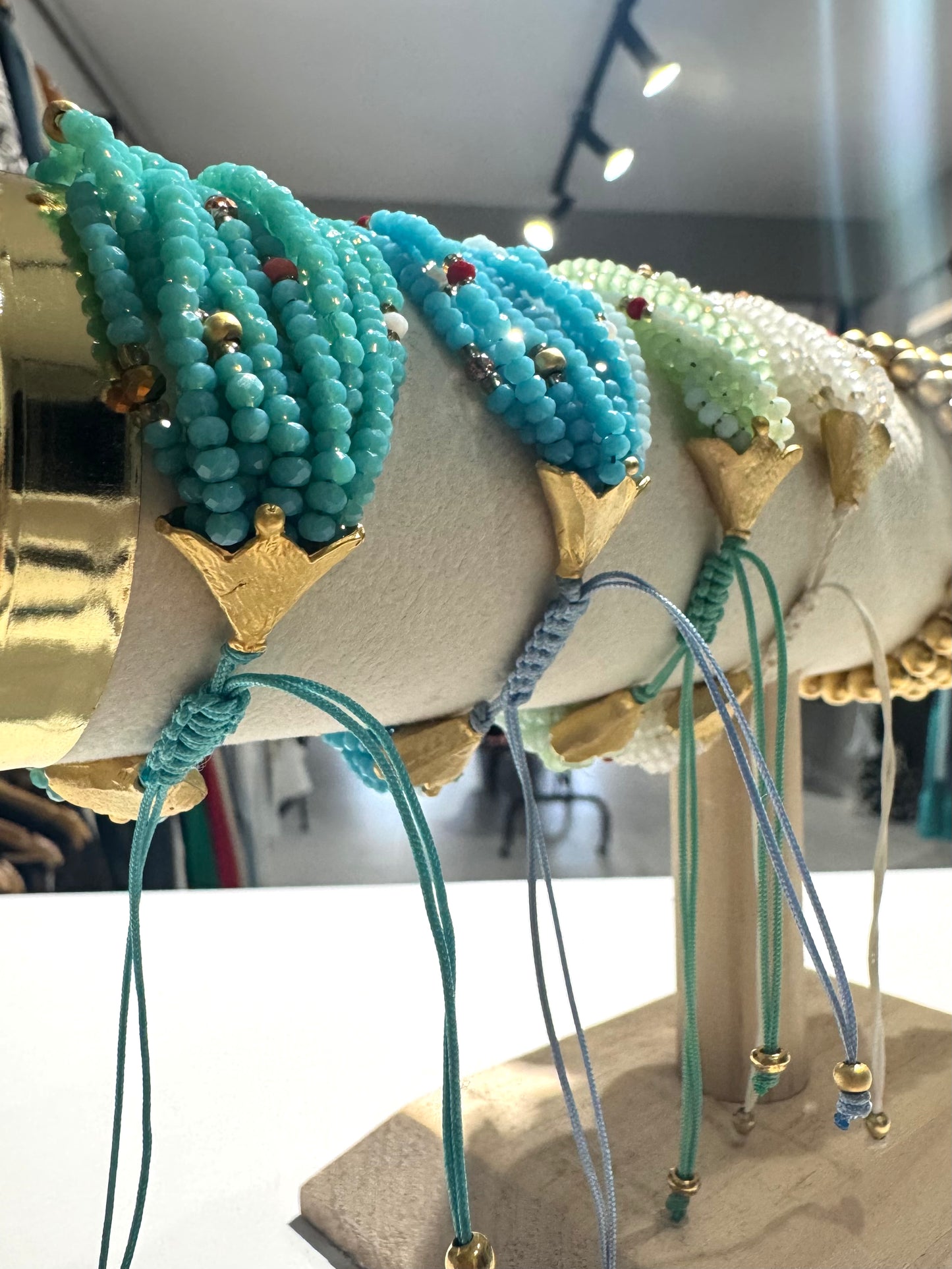 Multi Beaded Bracelet | TURQUOISE